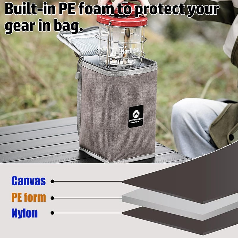 CAMPINGMOON Camping Gear Lantern Storage Case T-8,T-9 - Image 5